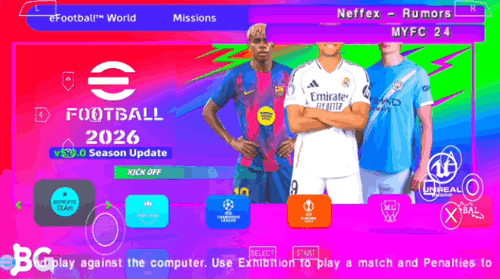 تحميل ملف بيس pes 2026 ppsspp تعليق عربي للاندرويد من ميديا فاير